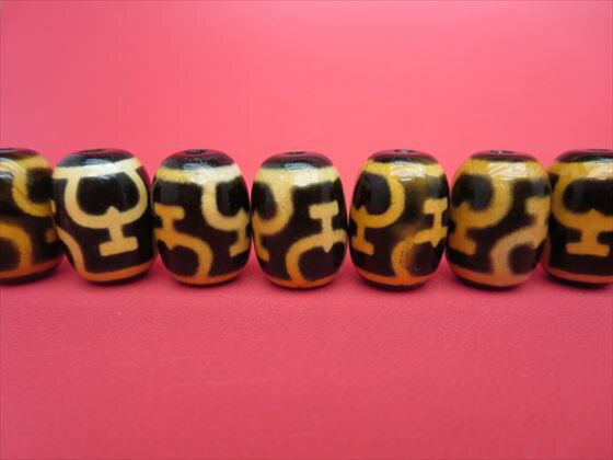 【チベット天珠】寶瓶天珠約17.5×13±0.5mm