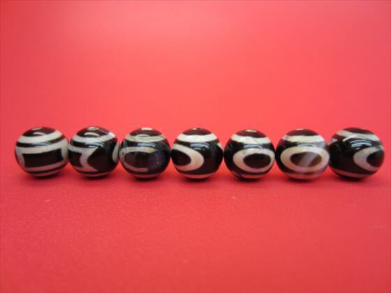 ※特価※【チベット天珠】天地天珠Φ12.2±0.2mm【10粒SET】