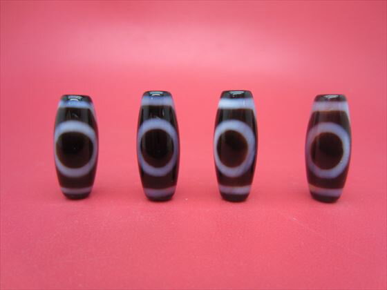 【チベット高級至純天珠】一眼天珠30×12mm