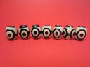 【チベット天珠】虎牙三眼天珠13.5×10.3±0.5mm