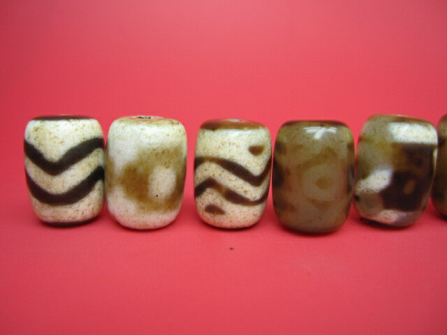 ※訳あり※ 【チベット天珠】バラエティミックス18×13mm【10粒SET】