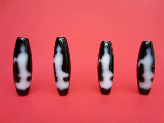 【チベット高級至純天珠】観音天珠38×12mm