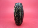 【チベット火供天珠】龍眼天珠約30×14mm【天然模様入り】【一点物】