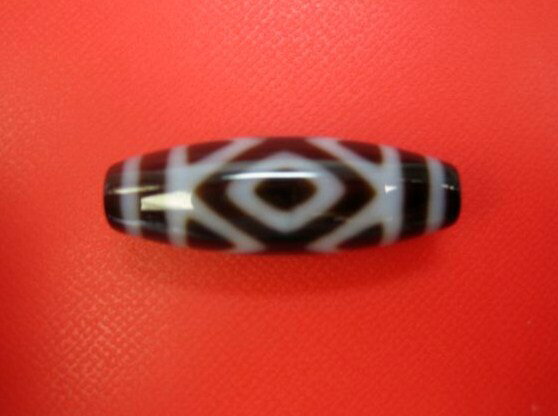 ※訳あり※【チベット高級至純天珠】金剛虎牙天珠38×12mm