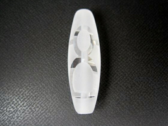 ※訳あり※【チベット水晶天珠】財神天珠38×12mm