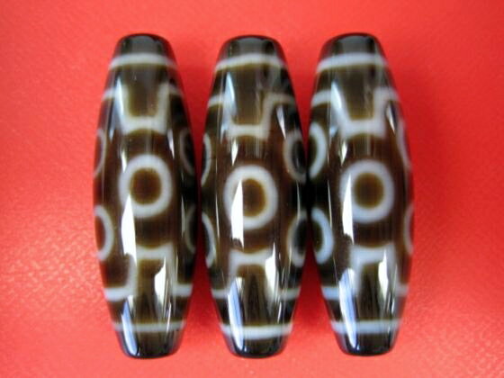 ※訳あり※【チベット高級至純天珠】七眼天珠38×12mm