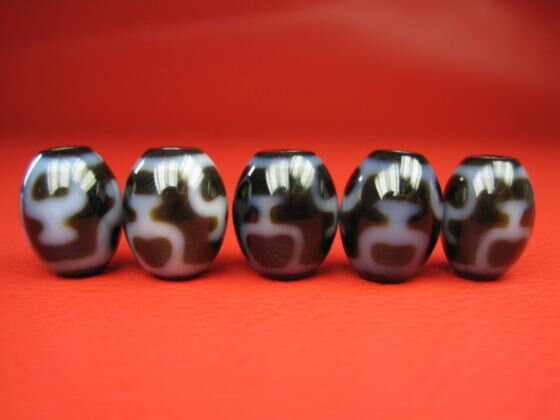 【チベット高級至純天珠】寶瓶天珠15×12mm