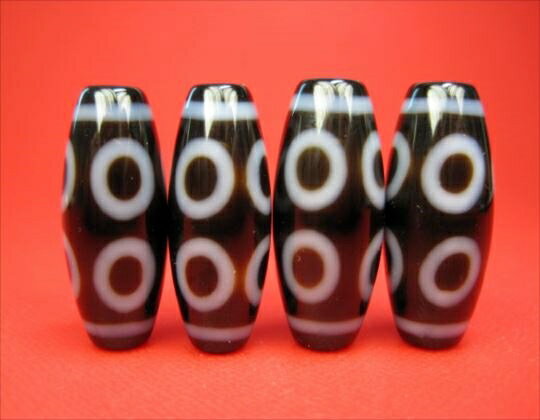 【チベット高級至純天珠】八眼天珠30×12mm