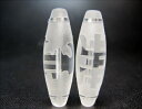 【チベット水晶天珠】福寿天珠36-38×12mm