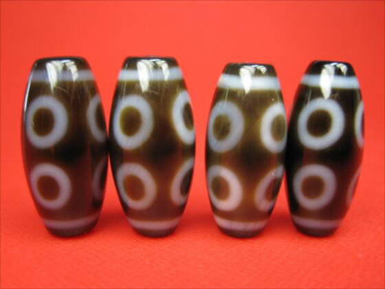 【チベット高級至純天珠】八眼天珠25×12mm