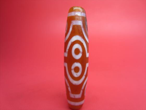 【チベット紅玉髄天珠】八眼天珠カーネリアン【馬蹄痕・鉱物入り】【一点物】