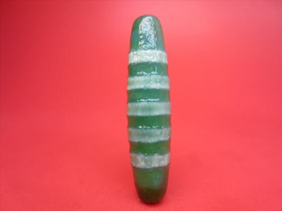 【チベット高級天珠】線珠【稀少手彫り彫刻】【一点物】