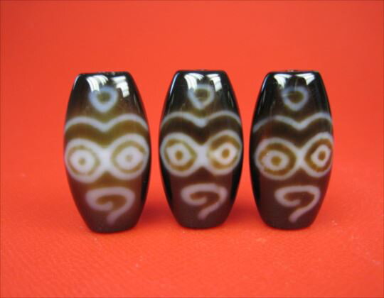 ※訳あり※【チベット高級至純天珠】法相仏眼天珠25×14×10mm