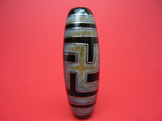 【チベット銀線天珠】万字天珠ハンドメイド