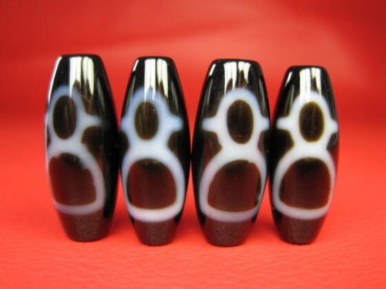 ※訳あり※【チベット高級至純天珠】財神天珠28-30×11.5±0.5mm