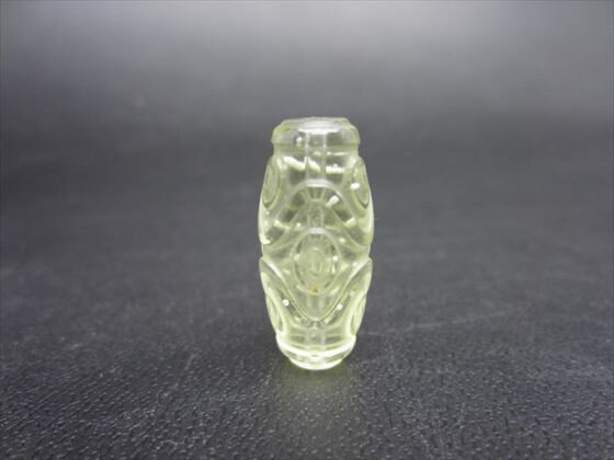 【リビアングラス天珠】九眼天珠2.8g【鑑別書付き】【一点物】