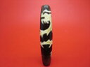 【チベット銀線天珠】龍神天珠約78×16mm【木製台座付き】【一点物】