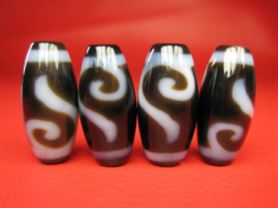 【チベット高級至純天珠】如意天珠25×12mm