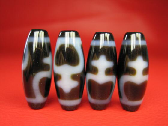 【チベット高級至純天珠】寶瓶天珠28-30×12±1mm