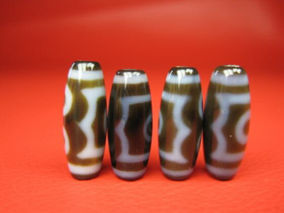 【チベット高級至純天珠】三眼天珠20×8mm