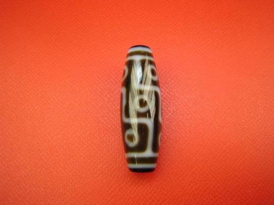 【チベット高級至純天珠】九眼天珠38×12mm