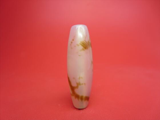 【チベット高級天珠】騎龍観音天珠・白【一点物】