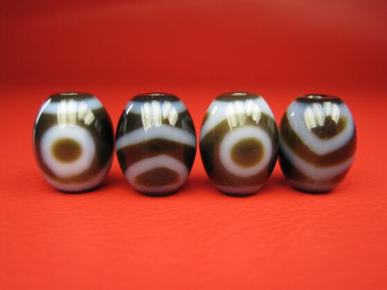 【チベット高級至純天珠】一眼天珠15×12mm