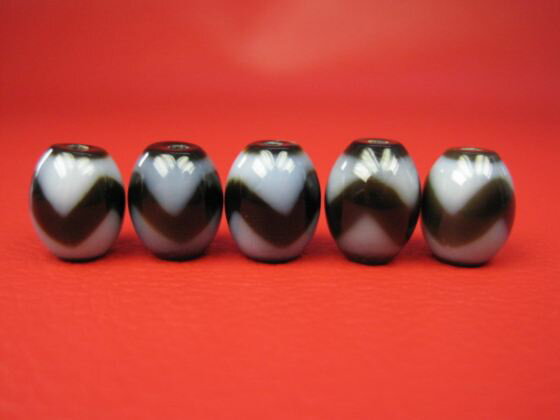 【チベット高級至純天珠】虎牙天珠12×10mm