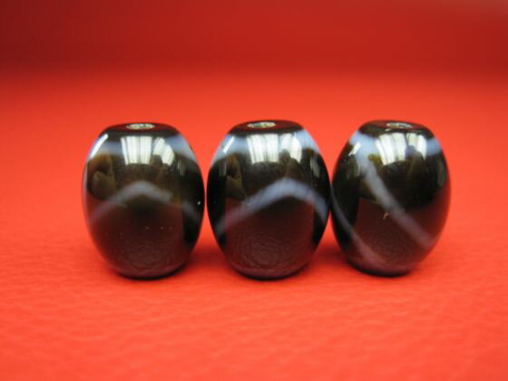 【チベット高級至純天珠】山形天珠12×10mm