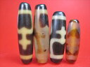 ※訳あり※【チベット風化天珠】寶瓶天珠35-45×Φ10-14mm【4粒SET】