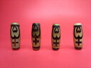【チベット高級龍紋天珠】寶瓶天珠30×10mm【2粒SET】