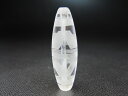 【チベット水晶天珠】四線虎牙天珠30×10mm