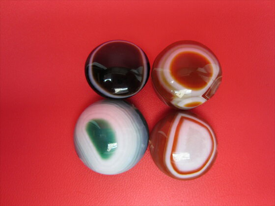 【チベット高級天珠】羊眼板珠・天眼珠【4粒SET】【一点物】