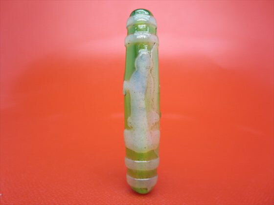 【チベット天珠】雙観音天珠約56×11.6mm【一点物】