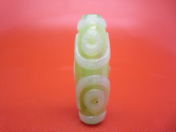 【チベット天珠】三眼天珠約37×12mm【一点物】