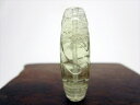 【リビアングラス天珠】金銭鈎天珠5.4g約33×11mm【鑑別済み】【一点物】