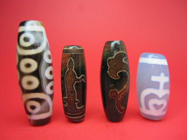 【チベット天珠】バラエティミックス【8粒SET】【一点物】