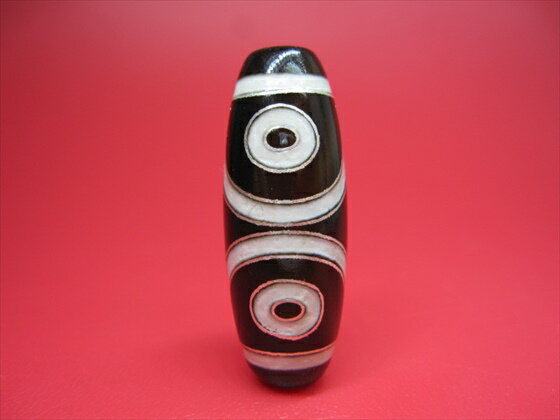 【チベット銀線天珠】七眼天珠ハンドメイド