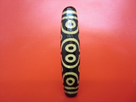 【チベット風化天珠】十二眼天珠約67×15mm【一点物】