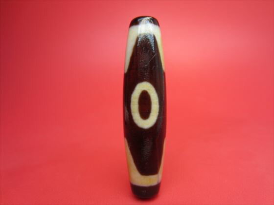 【チベット彫刻天珠】虎牙一眼観音天珠【一点物】