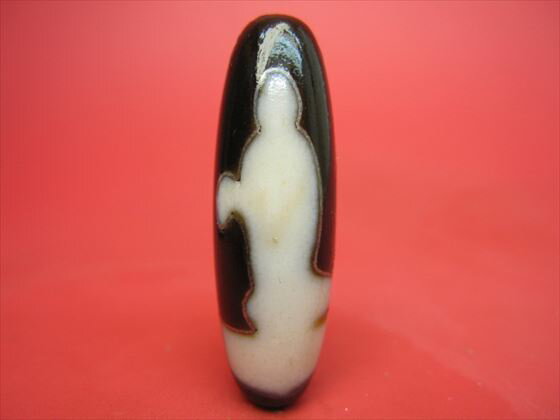 【チベット銀線天珠】観音天珠ハンドメイド【一点物】