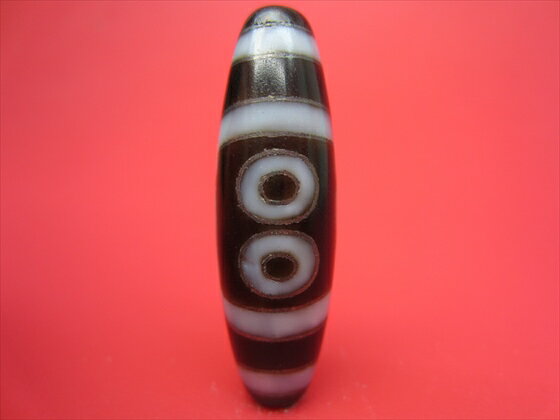 【チベット銀線天珠】五眼天珠【一点物】