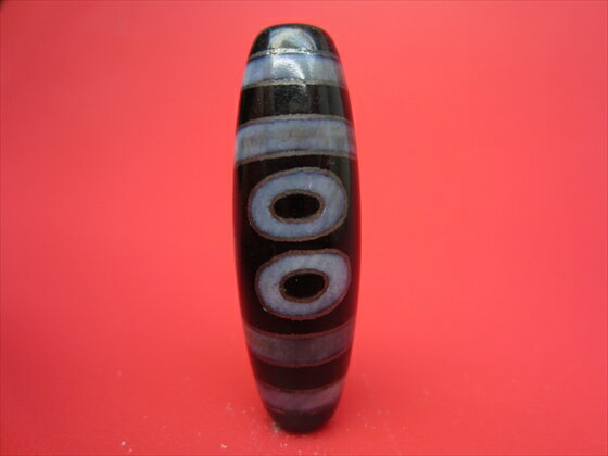 【チベット銀線天珠】五眼天珠【一点物】