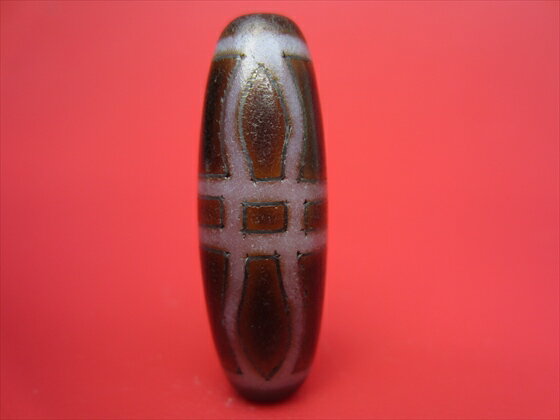 【チベット銀線天珠】金剛杵天珠【一点物】