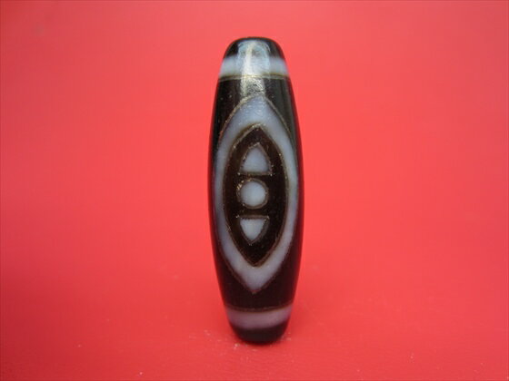 【チベット銀線天珠】鳳眼天珠【一点物】