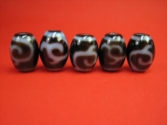 【チベット高級至純天珠】緑度母天珠15×12mm