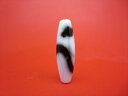 【チベット高級天珠】白蛇天珠・白約38×12mm【天然模様入り】【一点物】