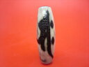 【チベット天珠】如意勢至菩薩天珠(サク)約39×14mm【龍鱗加工】【一点物】