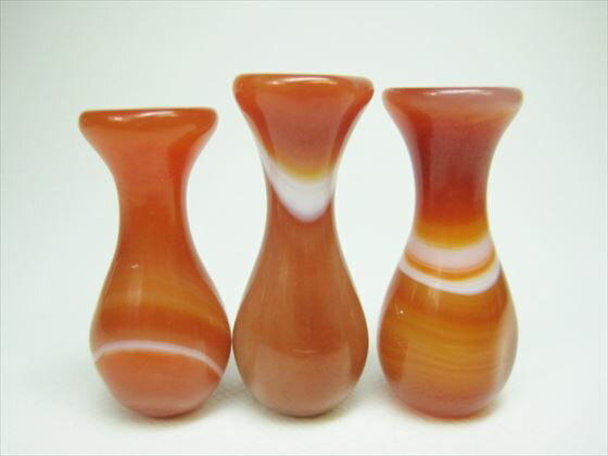 【チベット天珠】天然サードオニキス寶瓶天珠【3個SET】