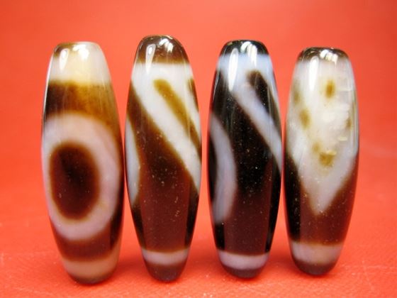 ※訳あり※【チベット高級至純天珠】一眼天珠38×12mm【2粒SET】